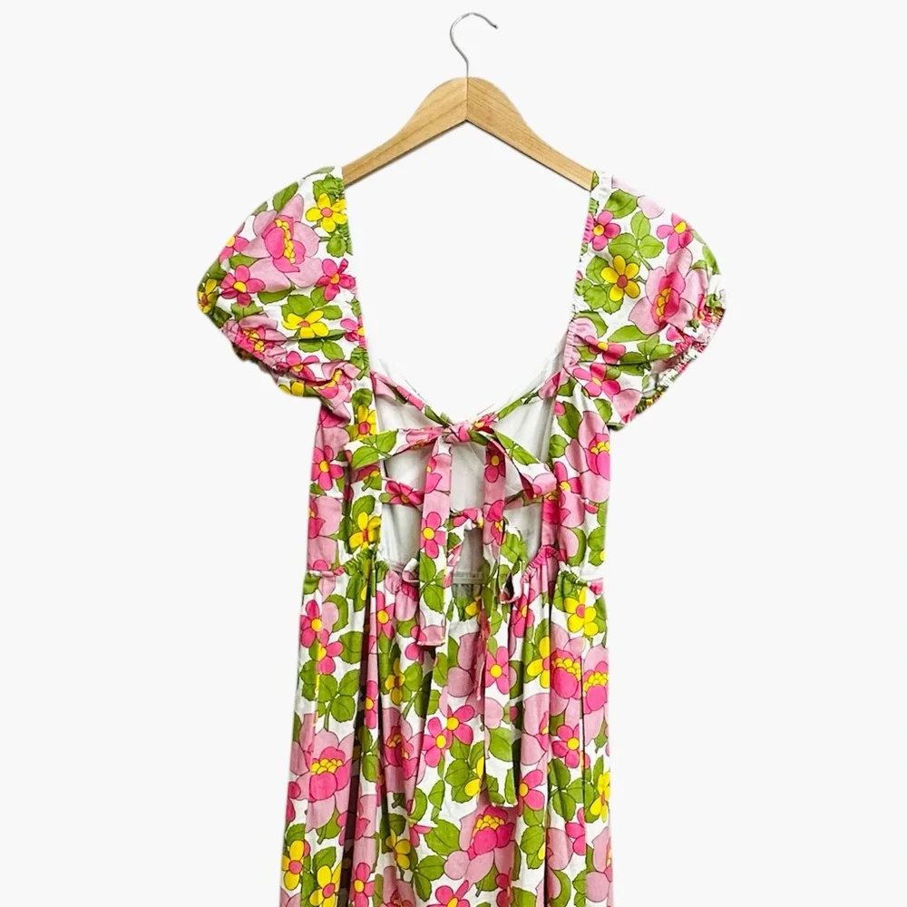 Show Me Your Mumu Cathy Maxi Dress in Fresh Floral - Picture 9 of 13